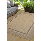 Solstice Latte indoor outdoor rug 120x170 (British brand)