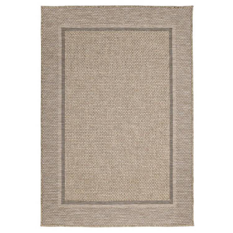 Solstice Latte indoor outdoor rug 120x170 (British brand)