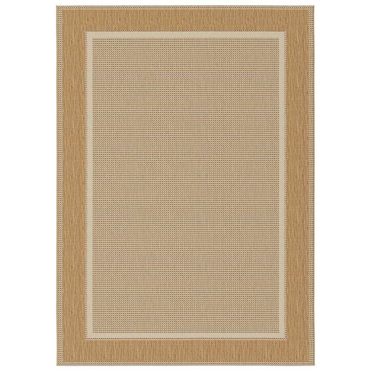 Solstice Latte indoor outdoor rug 120x170 (British brand)