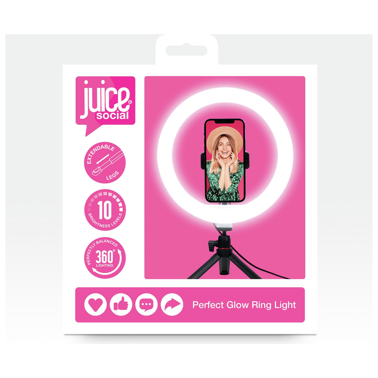 Juice Social Perfect Glow ring light - British product