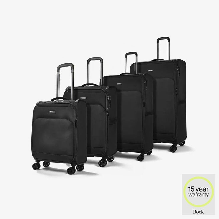 Rock Georgia 4-piece softside luggage set - British product