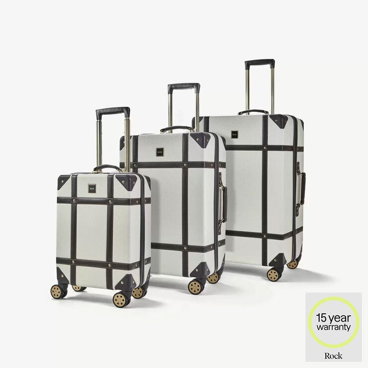 Rock hardside luggage set 3 piece (British brand)
