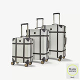 Rock hardside luggage set 3 piece (British brand)