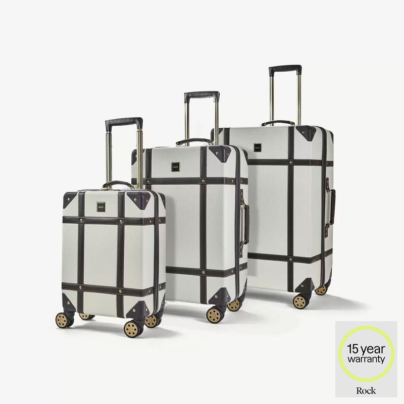 Rock hardside luggage set 3 piece (British brand)