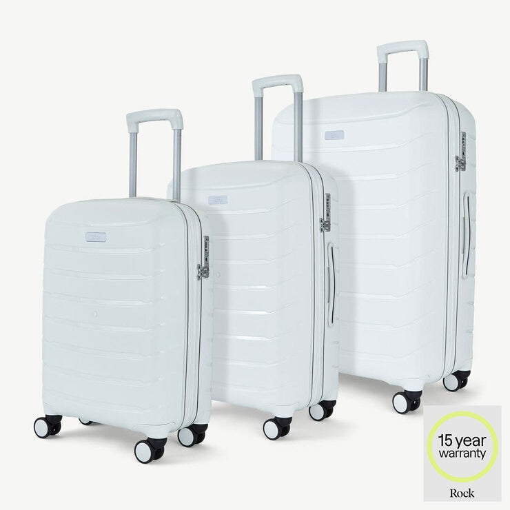 Rock Prime 3 piece hardside luggage set (British brand)