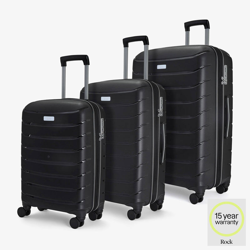 Rock Prime 3 Piece Hardside Luggage Set