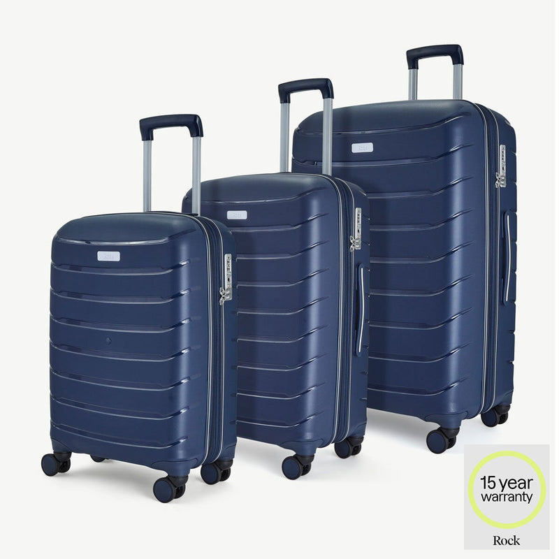 Rock Prime 3 Piece Hardside Luggage Set