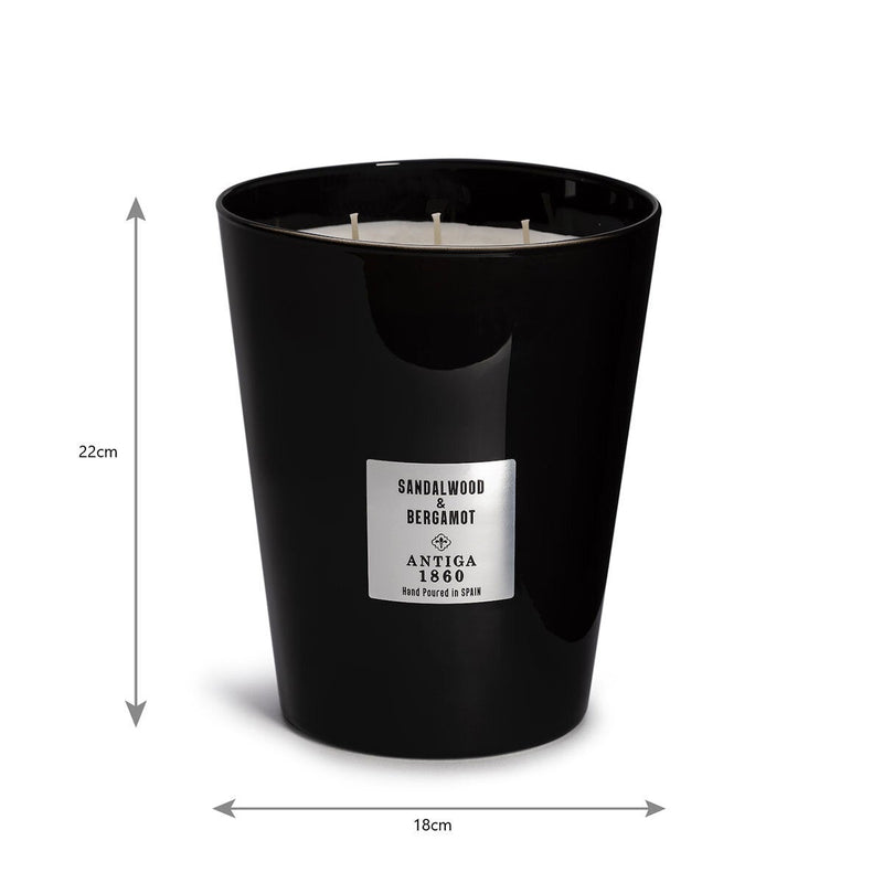 Antiga 1860 3 Wick Candle in Sandalwood Bergamot