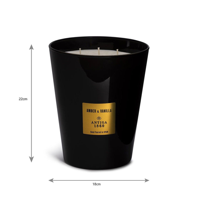 Antiga 1860 3 Wick Candle in Amber Vanilla