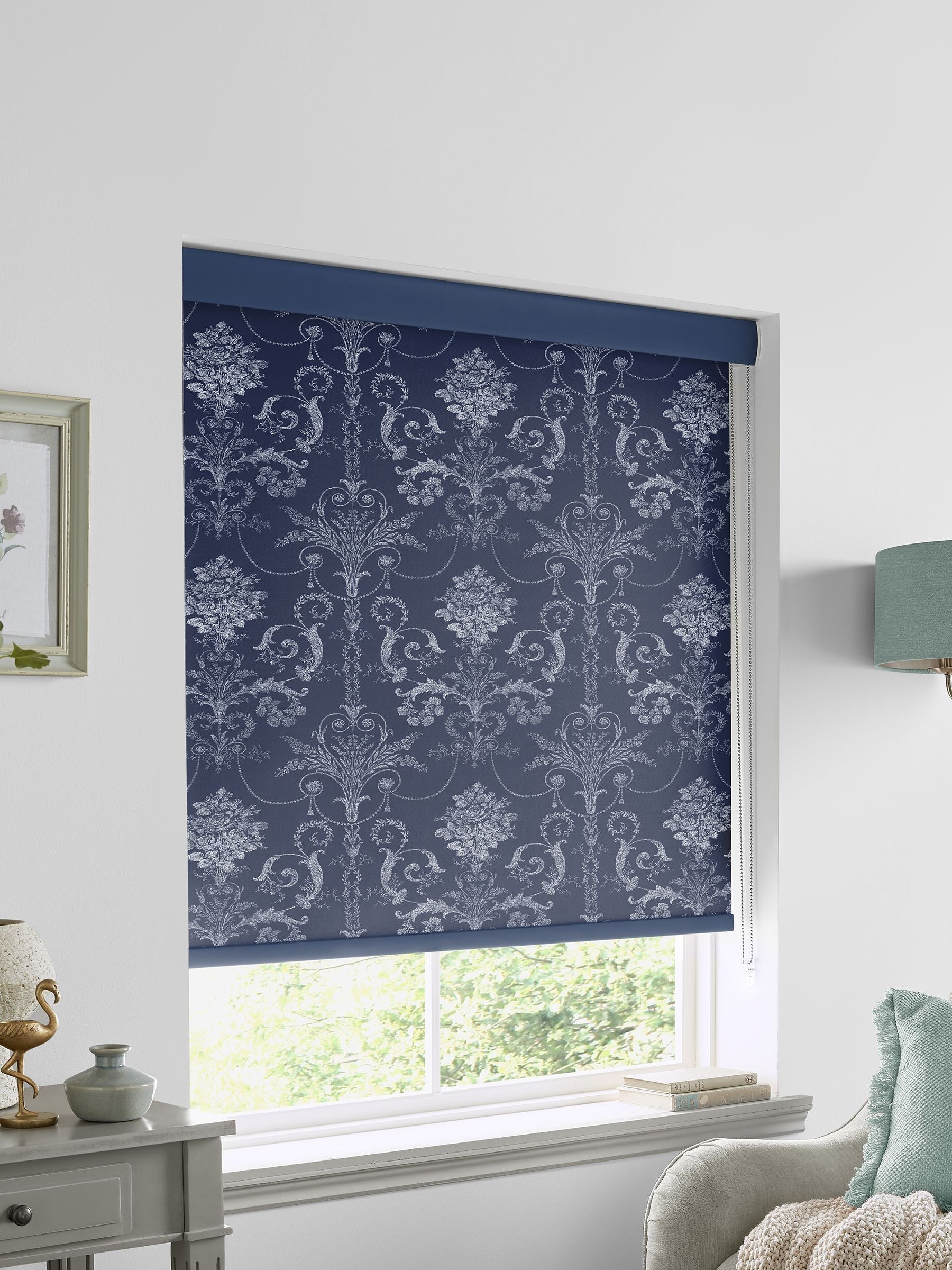 Laura Ashley roller blind Blue Josette (British brand)