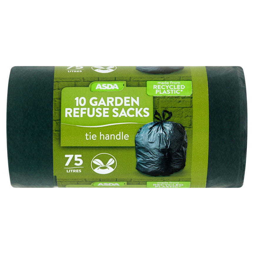 ASDA 10 Garden Refuse Sacks 75 Litres GOODS ASDA   