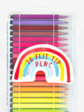 Rainbow felt tip pens 36 pack (British brand)