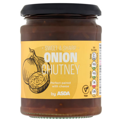 ASDA onion chutney sweet and sharp 280g - British product