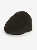 Barbour® Olive Green Wax Flat Cap