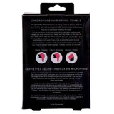 Lot de 2 serviettes pour cheveux microfibre Danielle Creations - Produit britannique