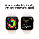 Apple Watch Series 10 42mm Rose Gold Aluminium, imported from the UK