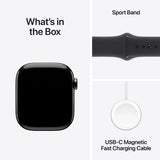 Apple Watch Series 10 42mm Slate Titanium Black Sport Band - British product