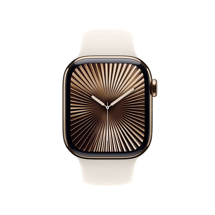 Apple Watch Series 10 42mm gold titanium smartwatch - British product