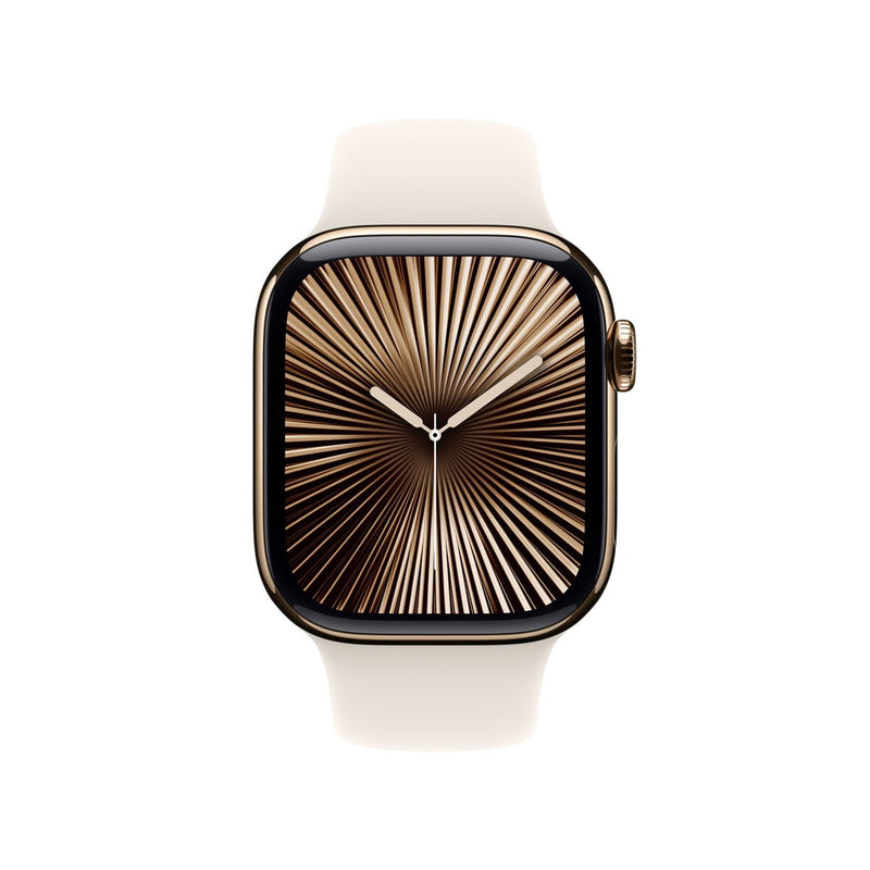 Apple Watch Series 10 42mm gold titanium smartwatch - British product