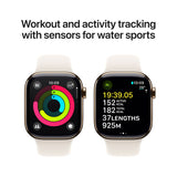 Apple Watch Series 10 GPS + Cellular gold titanium 42mm - British product