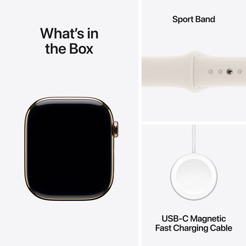 Apple Watch Series 10 Titanium 46mm, UK version