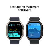 Apple smartwatch Ultra 2 satin black titanium 49mm - British product
