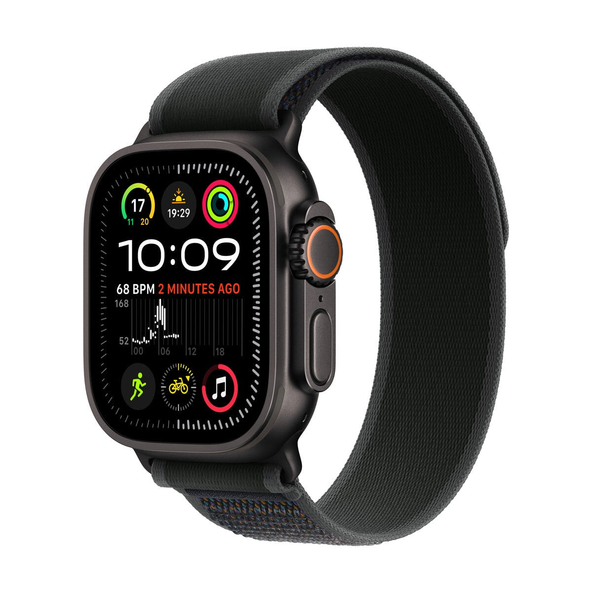 Apple Watch Ultra 2 49mm titanium case with Trail Loop (British brand)