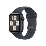 Apple Watch SE GPS 40mm silver aluminium case sport band, UK version