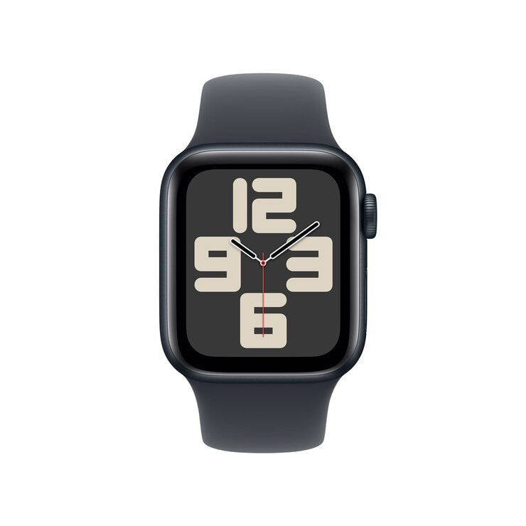 Apple Watch SE GPS 40mm silver aluminium case sport band, UK version