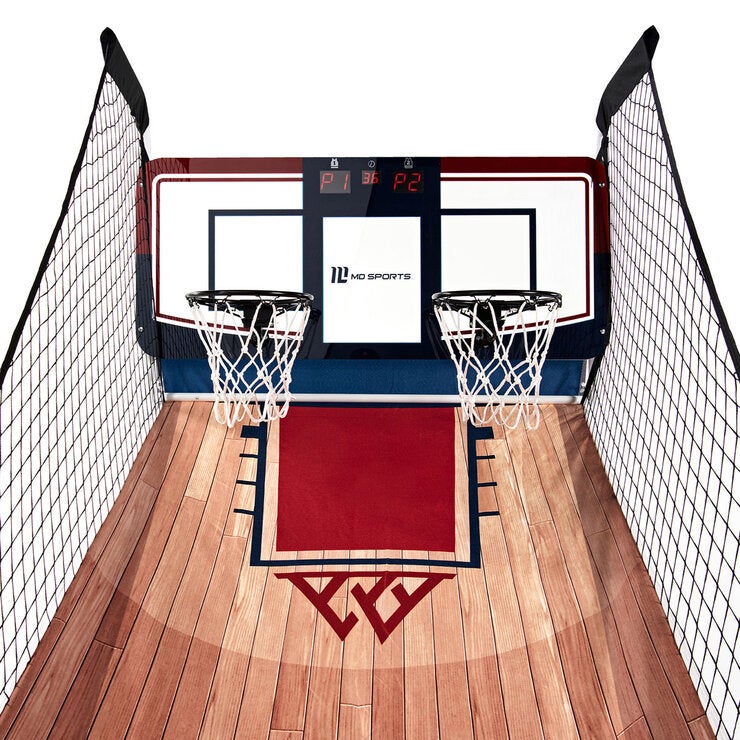 Medal Sports EZ Fold Basketball 213cm Height, imported from the UK