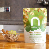 Naturya Keto Porridge Apple & Cinnamon 300g Oats & Porridge Holland&Barrett   