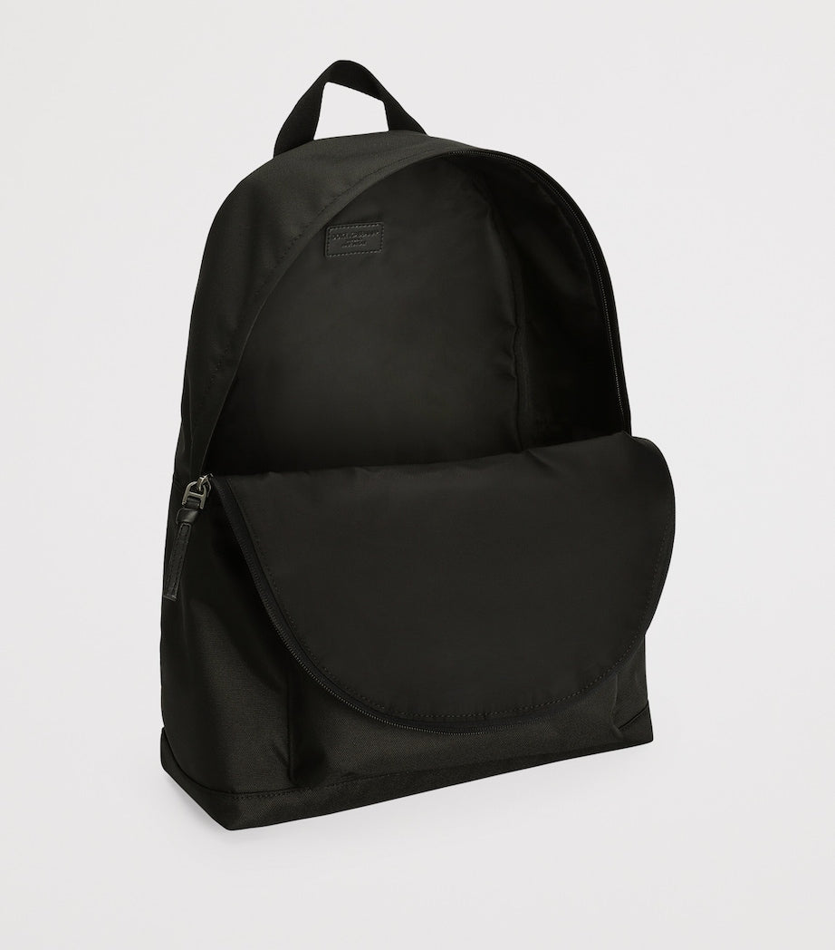 Dolce&Gabbana kids backpack varsity style nylon, UK version