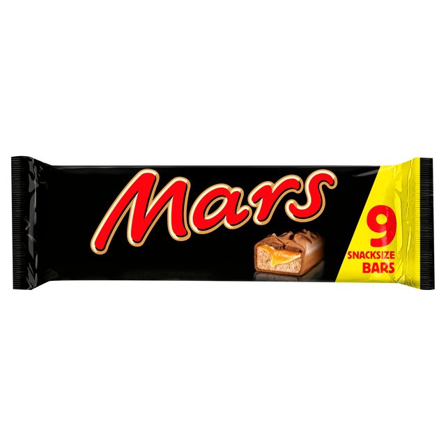 Mars Caramel Nougat & Milk Chocolate Snack Size Bars Multipack   9 x 33.8g GOODS M&S   