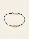 Prada leather choker with branded logo charm, UK version