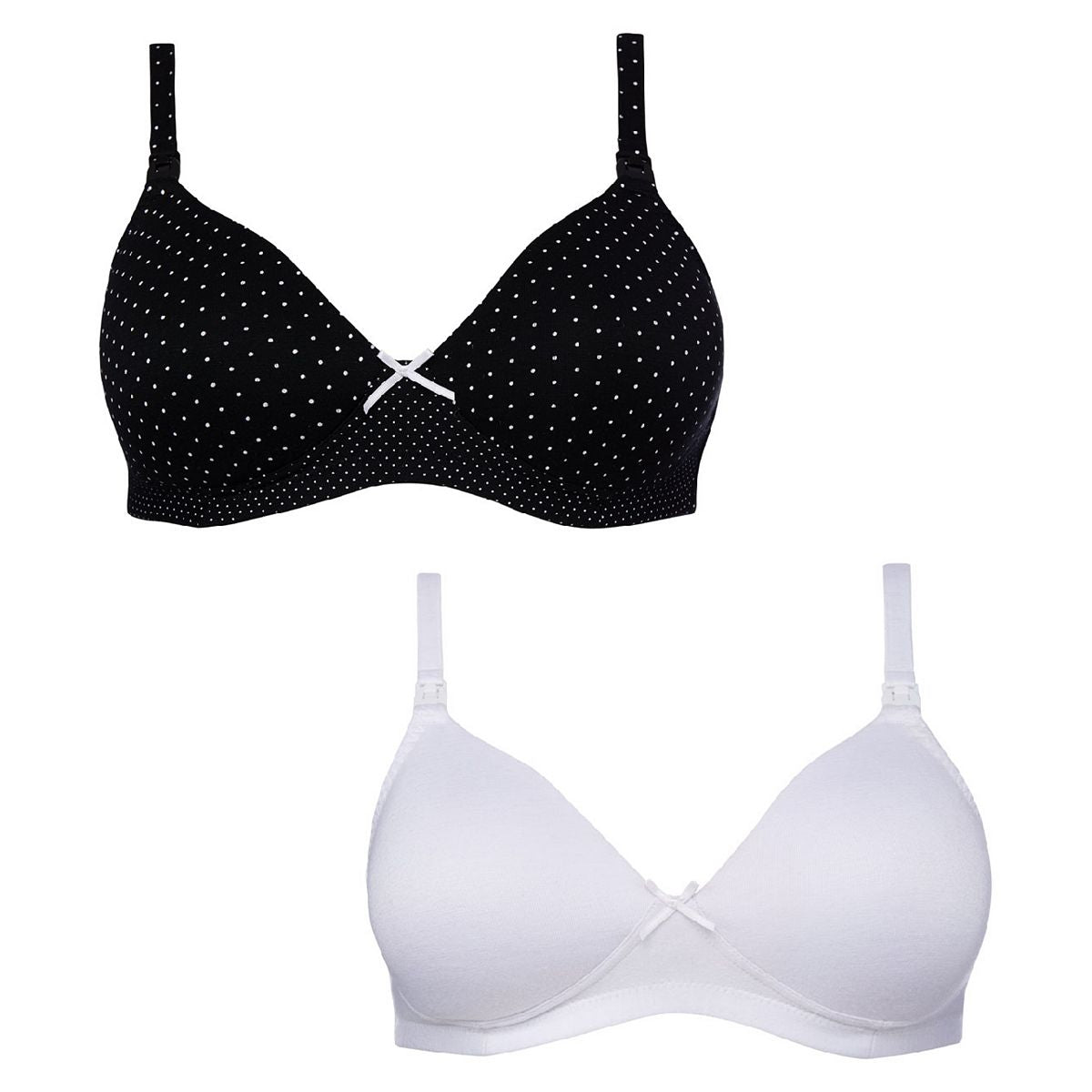 Mini Spot and White Nursing T-Shirt Bras - 2 Pack GOODS Boots   