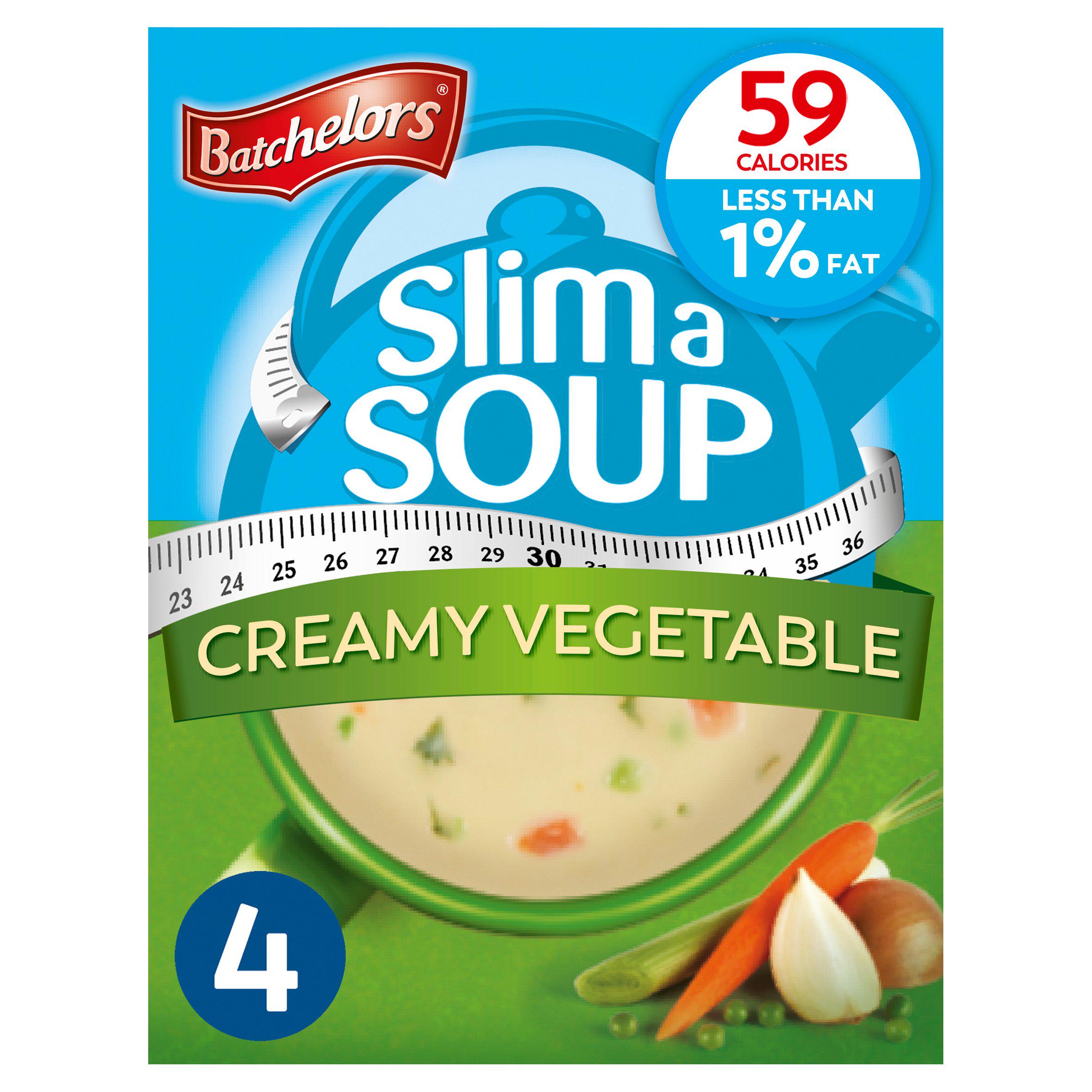 Batchelors Slim a Soup Creamy Vegetable Sachets x4 59g GOODS Sainsburys   