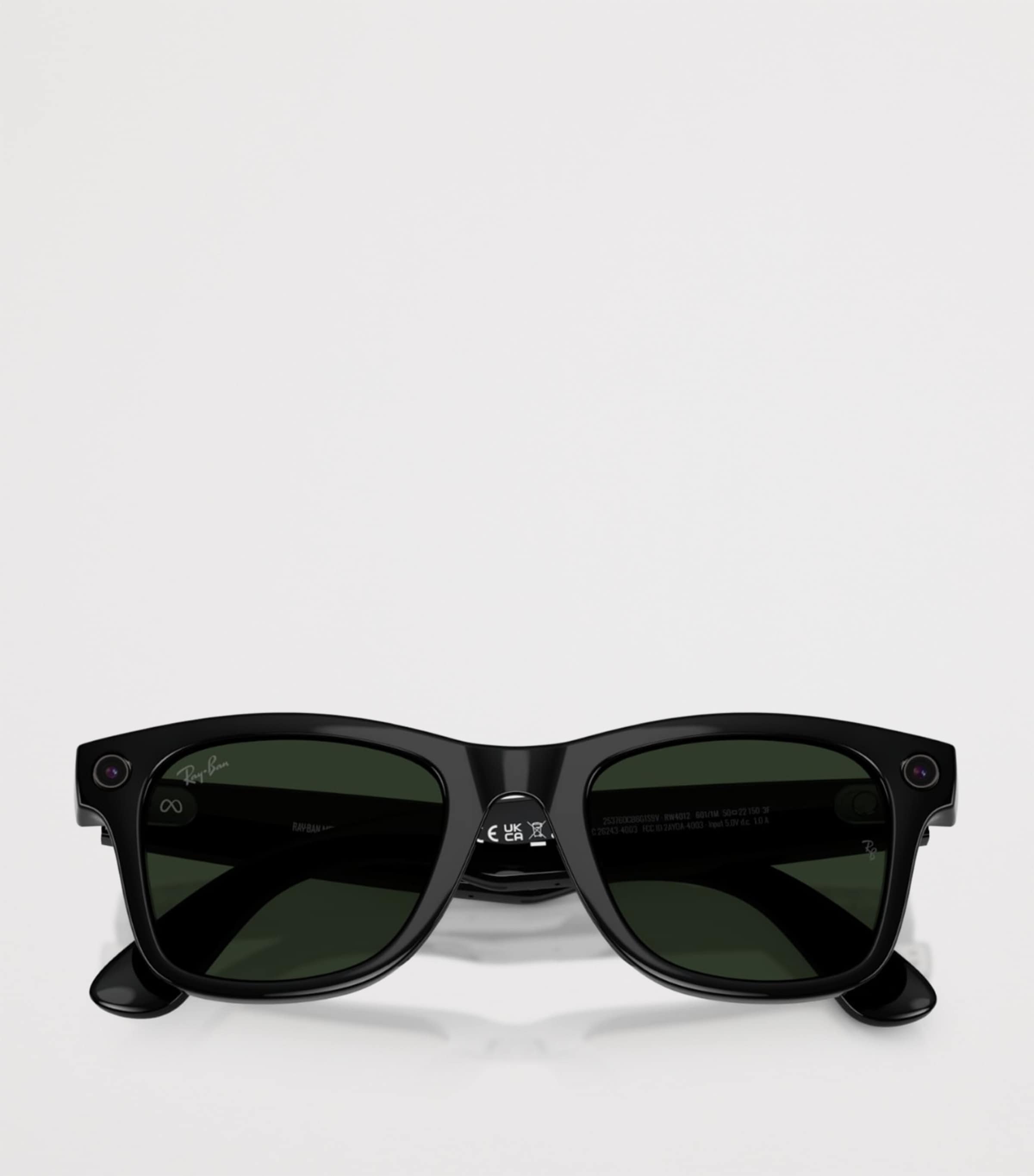 Ray-Ban Meta Wayfarer AI sunglasses with transition lenses, imported from the UK