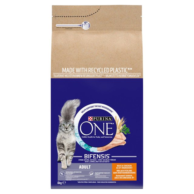 Purina One Chicken Dry Cat Food   6kg GOODS M&S   