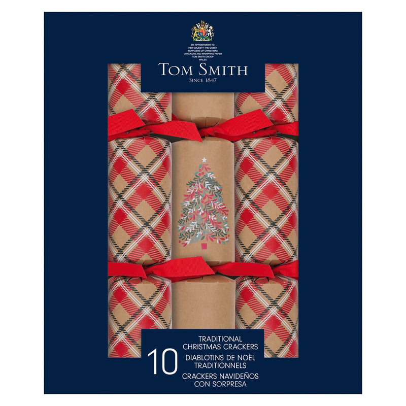 Tom Smith Christmas crackers 10 pack assortment 12.5 inch (British brand)