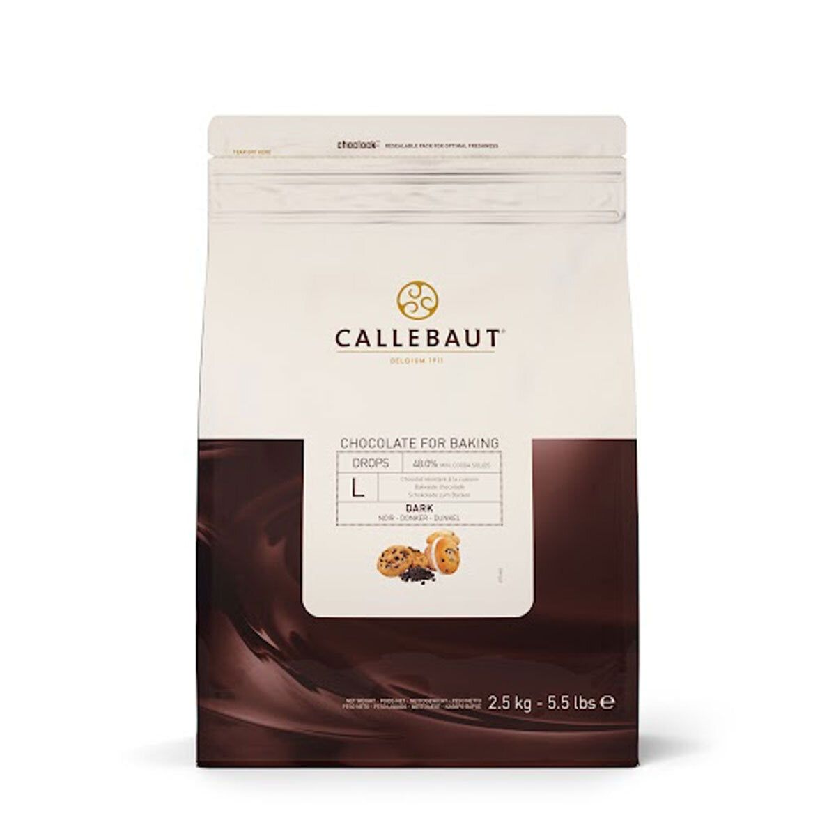 Callebaut Chocolate Baking Drops, 2.5kg GOODS Costco UK