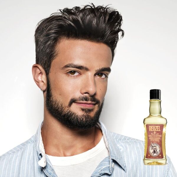 Reuzel Daily Shampoo 350ml for all hair types, imported from the UK