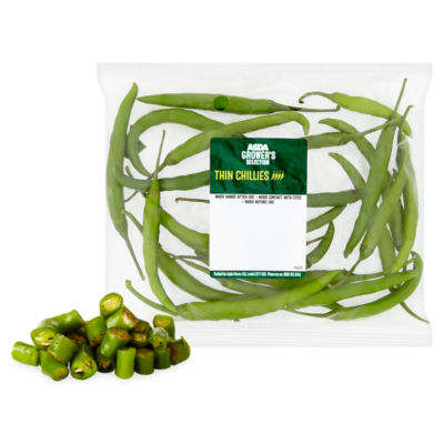 Piments fins chauds et parfumés Asda 50g Piments séchés