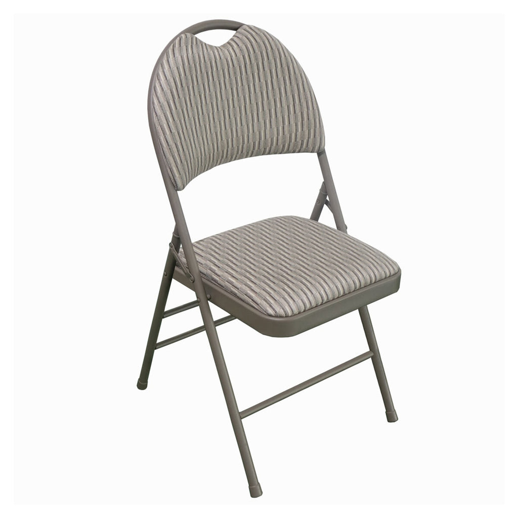 L'Image High Back Steel Padded Fabric Folding Chair