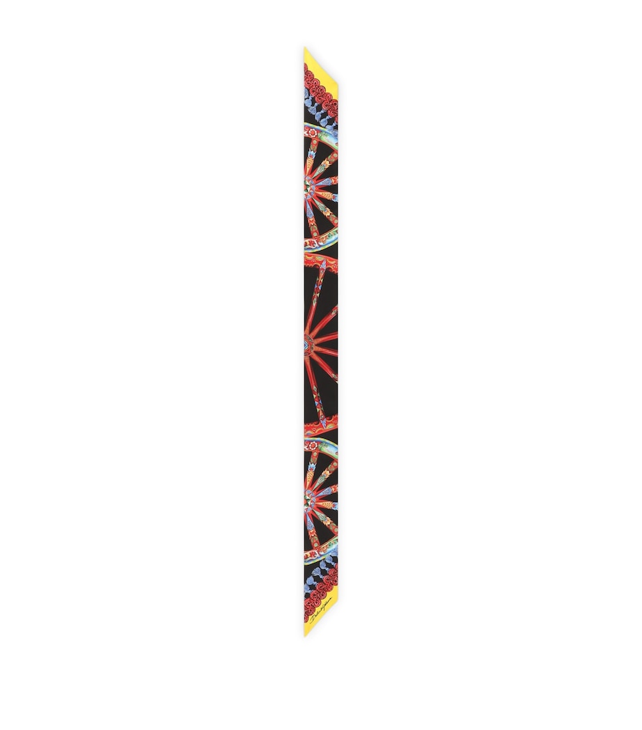 Dolce&Gabbana Carretto Print silk scarf, UK version