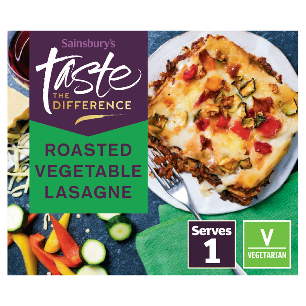 Sainsbury's Roasted Vegetable Lasagne Ready Meal For 1, Taste the Difference 400g