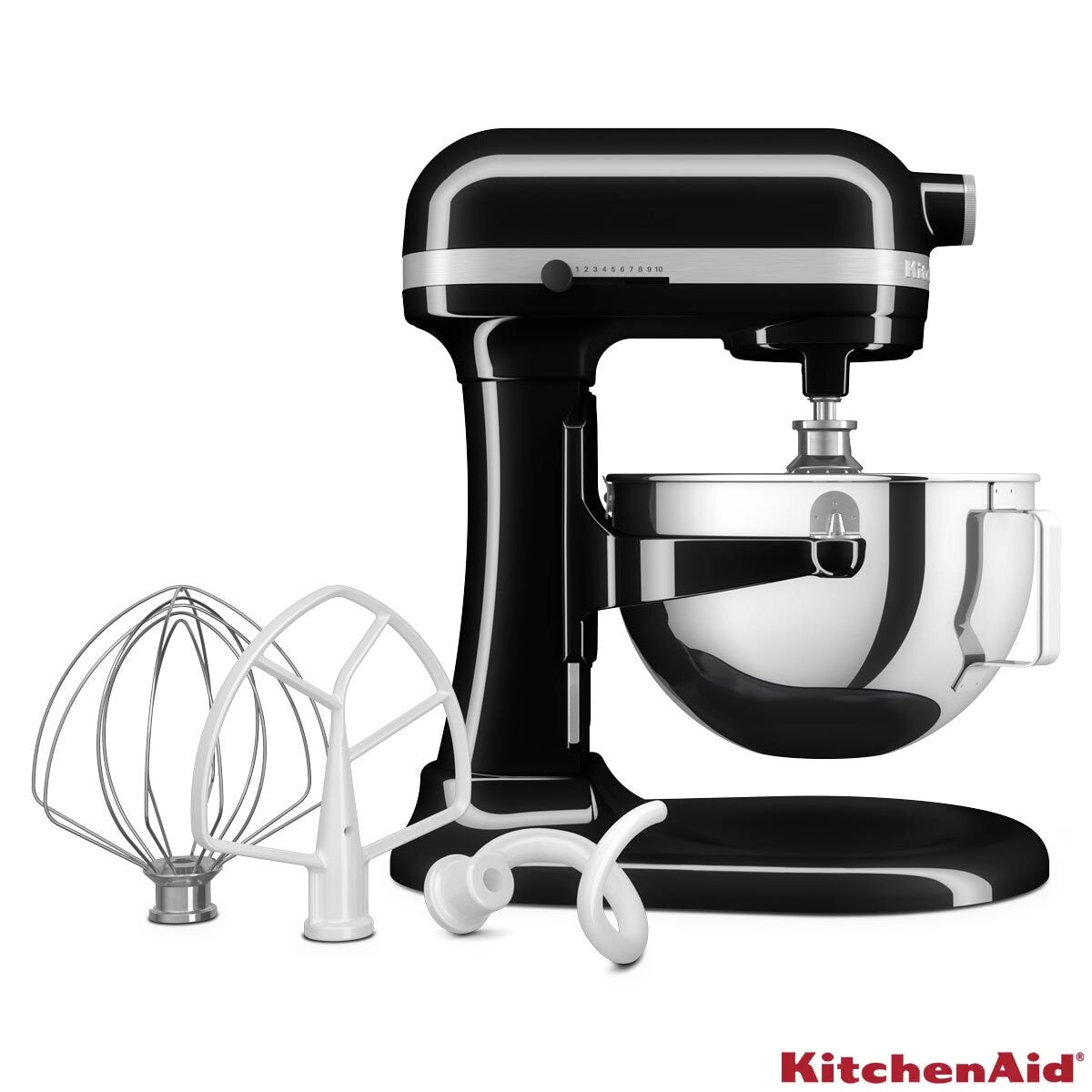 KitchenAid Heavy Duty Stand Mixer 5.2L, Onyx Black, 5KSM55SXXBOB GOODS Costco UK