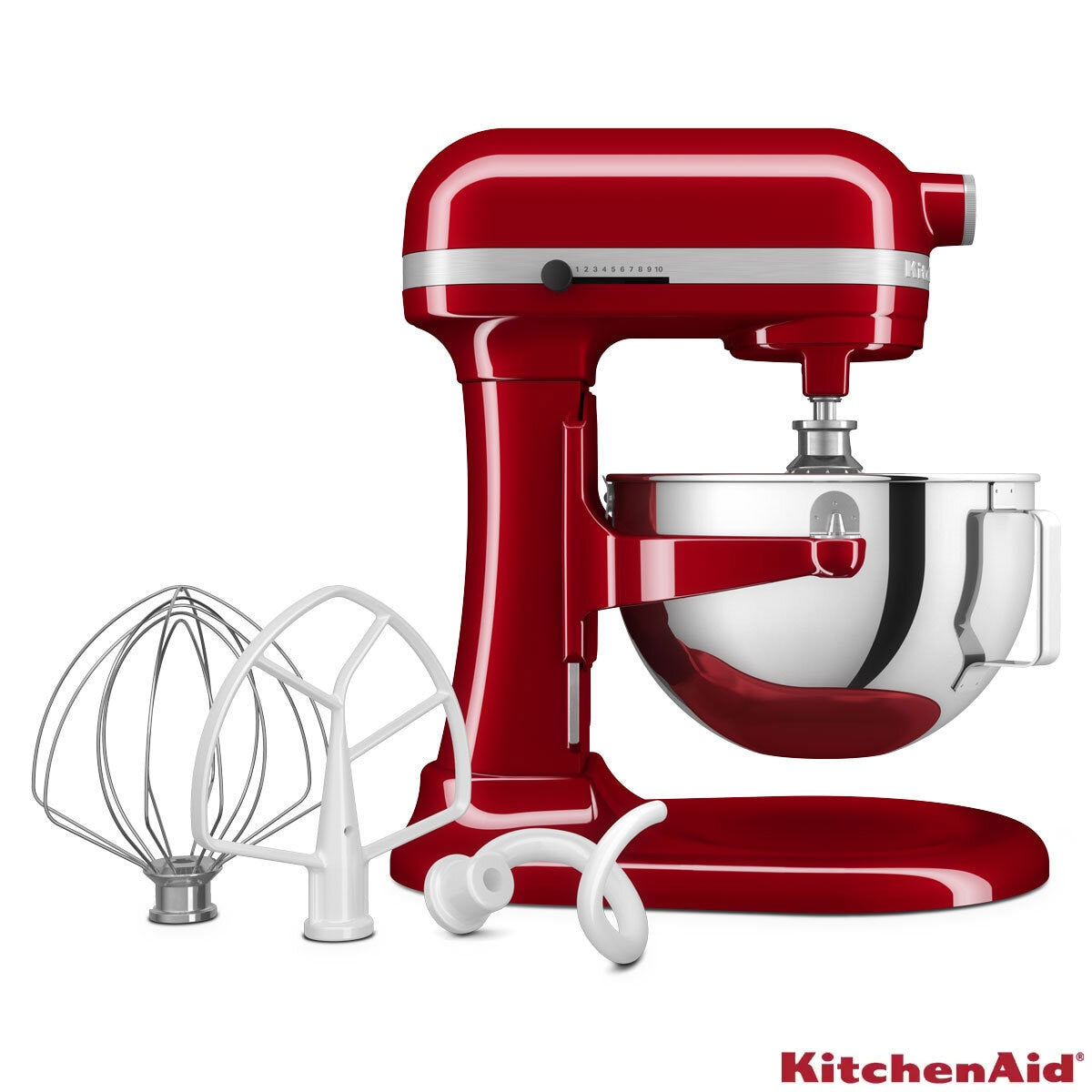 KitchenAid Heavy Duty Stand Mixer 5.2L, Empire Red, 5KSM55SXXBER GOODS Costco UK