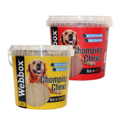 Webbox Meaty Chomping Chews Dog Treats 1.5kg