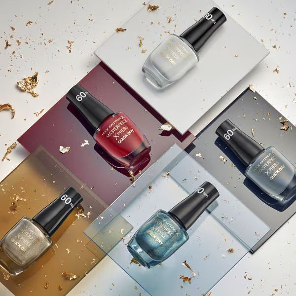 Max Factor Masterpiece Xpress nail polish Spilt Milk, imported from the UK
