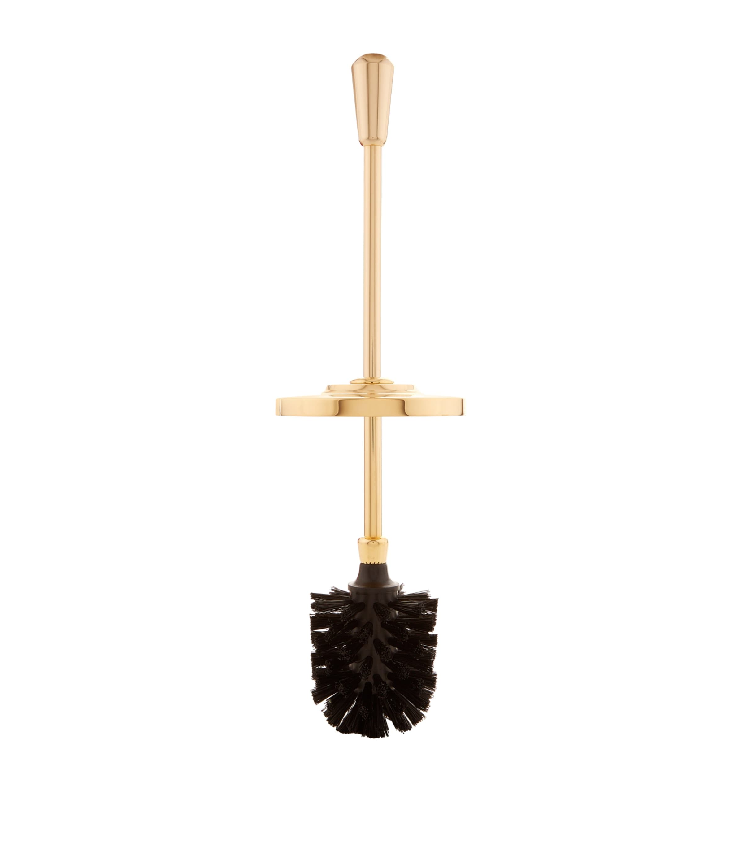 ZODIAC gold-plated toilet brush holder (British brand)